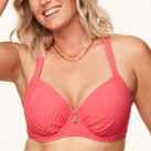 Annadiva Swim Coral Coast Voorgevormde Balconette Bikinitop Coral