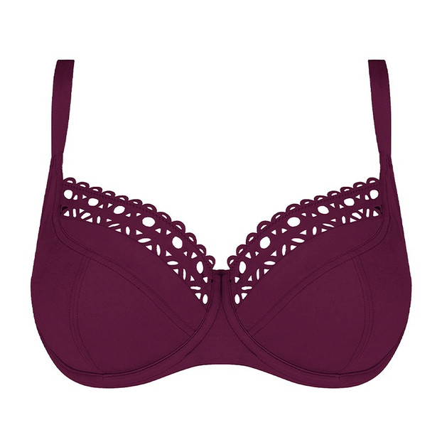 Lise Charmel Badmode Ajourage Couture Beugel Bikinitop Ajourage Prune