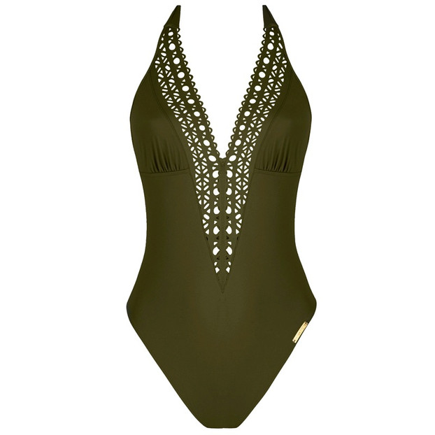 Lise Charmel Badmode Ajourage Couture Halter Badpak Avocat