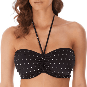 Freya Swim Jewel Cove Bandeau Bikinitop Black