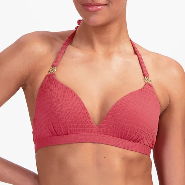 Beachlife Berry Padded Triangle Bikinitop
