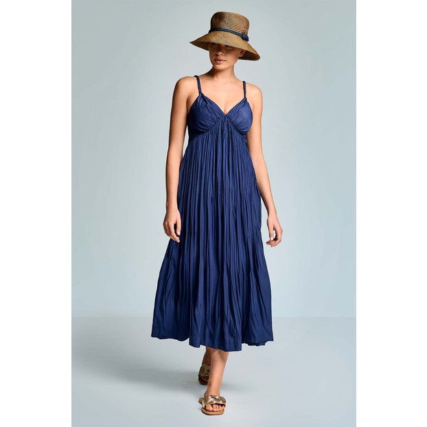 Iconique Côte D’Azur Strandjurk Navy Blu
