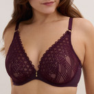 Aubade Eloge Du Desir Plunge BH Deep Berry