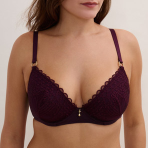 Aubade Eloge Du Desir Push Up BH Deep Berry