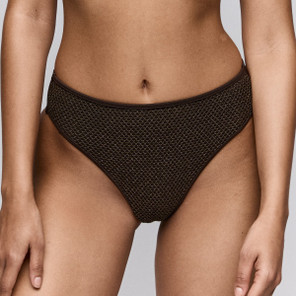 Sarda Swim Janja Hoog Bikinibroekje Chocolate
