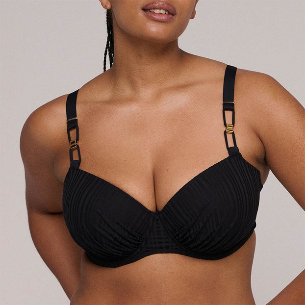 PrimaDonna Swim Kiruna Voorgevormde Balconette Bikinitop Zwart