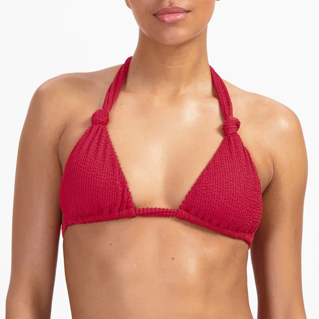 Beachlife Lipstick Red Triangle Bikinitop