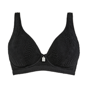 Annadiva Swim Lizzard Plunge Bikinitop Black