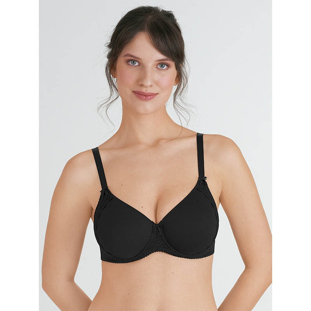 Felina Lovely Lotus Spacer BH Black