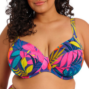 Elomi Swim Porto Rafti Plunge Bikinitop Indigo
