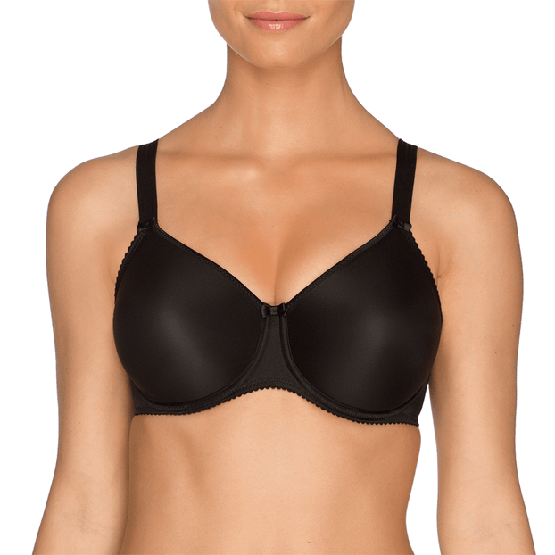PrimaDonna Satin Naadloze Beugel BH Zwart