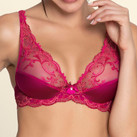 Lise Charmel Splendeur Soie Plunge BH Splendeur Carmin