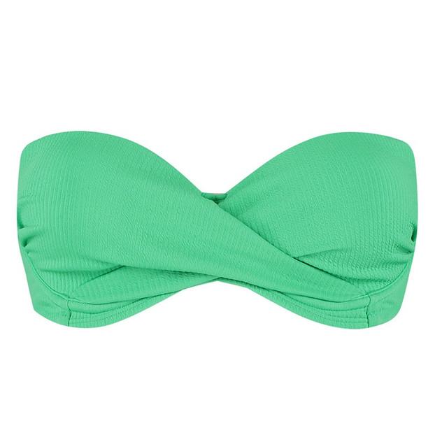 Beachlife Spring Green Bandeau Bikinitop