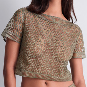 Aubade Stardust Dream Top Nile Green