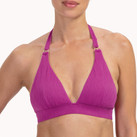 Cyell Texture Viola Triangle Bikinitop