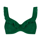 Green Embroidery Beugel Bikinitop