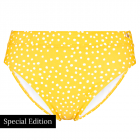 Yellow Dot High Waist Bikinibroekje