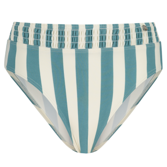 Bella Stripe High Waist Bikinibroekje