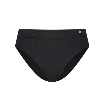 Black Swirl High Waist Bikinibroekje