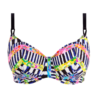 Electro Rave Plunge Bikinitop