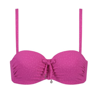 Flora Fuchsia Bandeau Bikinitop