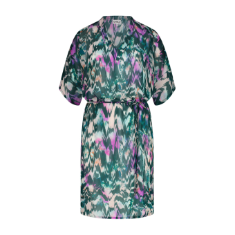 Ikat Teal Strandjurkje
