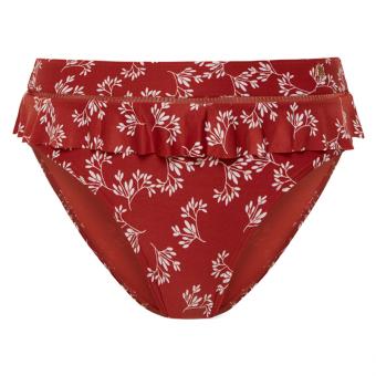 Little Leaves High Waist Bikinibroekje