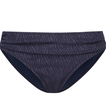 Midnight Zebra Plooi Bikinibroekje