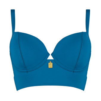 Ocean Blue Longline Bikinitop