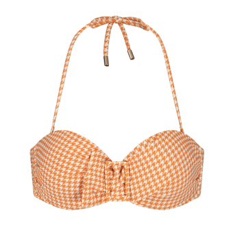 Pied de Poule Bandeau Bikinitop