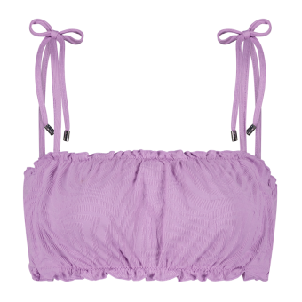Purple Swirl Bandeau Bikinitop