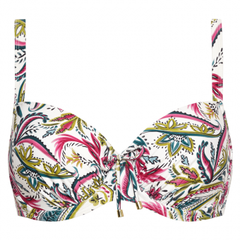 Wajang Floral Voorgevormde Bikinitop