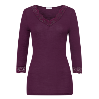 Woolen Lace 3/4 Sleeve Shirt