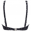 Annadiva Swim Dots of Summer Plunge Bikinitop Black