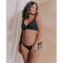 Annadiva Swim Dots of Summer Plunge Bikinitop Black