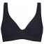 Annadiva Swim Smocky Plunge Bikinitop Black