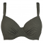 Annadiva Swim Snake Voorgevormde Balconette Bikinitop Olive
