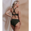 Annadiva Swim Snake Voorgevormde Balconette Bikinitop Olive