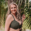Annadiva Swim Snake Voorgevormde Balconette Bikinitop Olive