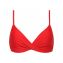 Beachlife Chinese Red Twist Bikinitop