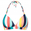 Beachlife Candy Stripe Padded Triangle Bikinitop