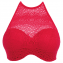 Elomi Swim Indie High Neck Bikinitop Red