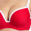 Freya Swim Paint The Town Plunge Bikinitop Red