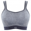 Panache Voorgevormde sport BH Zonder Beugels Charcoal Marl