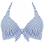 Freya Swim Totally Stripe Halter Bikinitop Cobalt