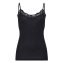 Hanro Woolen Lace Spaghetti Topje Black