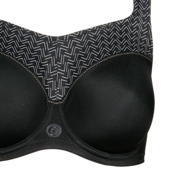 Marie Jo Action Arrow Sport BH Hoog Model Zwart Bestel online bij Annadiva
