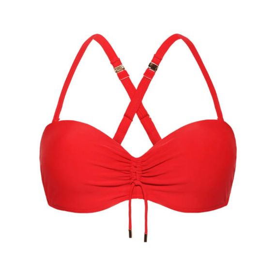 Beachlife Chinese Red Multiway Bikinitop
