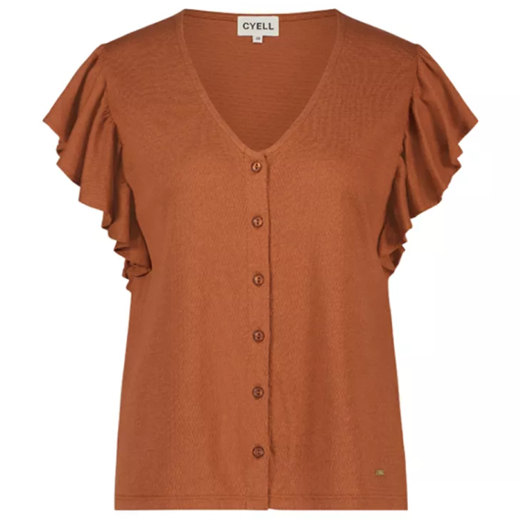Cyell Nachtmode Breakfast Waffle Pyjamashirt Pecan