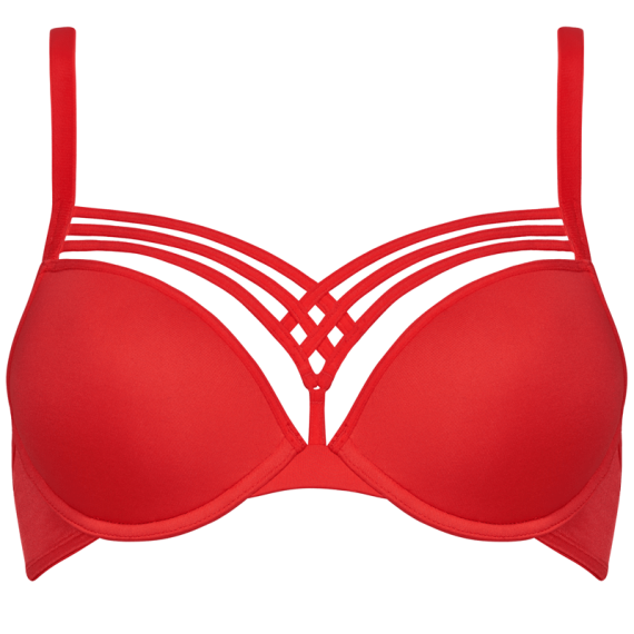 stimuleren Klassiek gewoontjes Marlies Dekkers Dame de Paris Push-up BH Red - Annadiva